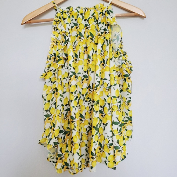 NWT Parker Blouse With Lemon Print in XS - Picture 10 of 12